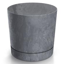 DPOP200E KVETINÁČ TUBO P BETON MARENGO 19,9Xv19,6CM 4,6L - Okrúhly s miskou | FLORASYSTEM