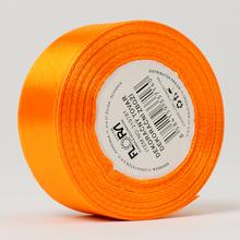 STUHA SATÉN ORANŽ. 25MM 15M - Saténové | FLORASYSTEM