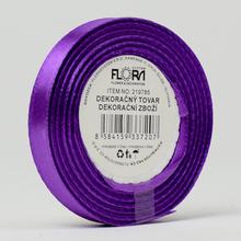 STUHA SATÉN TM.FIALOVÁ 10MM 15M 046 - Saténové | FLORASYSTEM