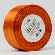 STUHA SATEN ORANŽ. 25MM 15M - FLORASYSTEM