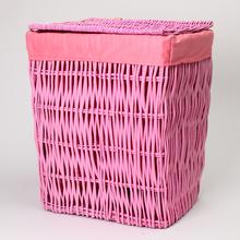 AKCIA! 352FL/S PRÚTENÝ KOŠ RUŽOVÝ L:44x35x52cm - Prádelní koše | FLORASYSTEM