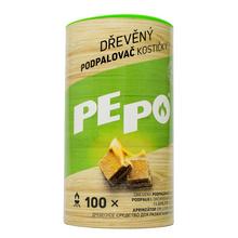 PE-PO drev.podpaľač 100 ks kocky - FLORASYSTEM