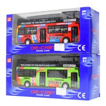 Autobus kovový zelený/ks - Autíčka, motorky, vlaky, letadla | FLORASYSTEM