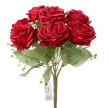 KYTICA RUŽA ČER. X9 32CM - Růže kytice | FLORASYSTEM