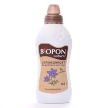 BOPON - Natural Vermikompost kvit.rastliny 0,5l - Kapalné | FLORASYSTEM