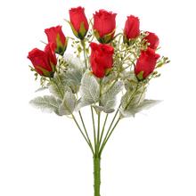 KYTICA RUŽA ČERVENÁ 39cm - Růže kytice | FLORASYSTEM