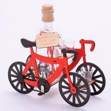 706 BICYKEL/POHÁRE DREVO+SKLO 33x30x11cm - Darčekové sady | FLORASYSTEM