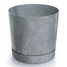 DPOP180E KVETINÁČ TUBO P BETON ŠEDÝ 17,8Xv17,5CM 3,2L - FLORASYSTEM