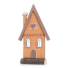 DOMČEK DREVENÝ HNEDÝ 11*3*19.5cm - Domek | FLORASYSTEM