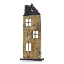 DOMČEK DREVO ZL/ČIE 10.5*4*26.5cm - FLORASYSTEM