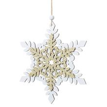 ZÁVES DREV. VLOČKA BIE/ZLO 17*0.5*17cm - FLORASYSTEM