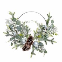 VIAN. KRUH ČEČINA,ZELEŇ, ŠIŠKY,BIE BOBULE,STR GULKY 45CM SUPER CENA! - Věnce čečinová | FLORASYSTEM