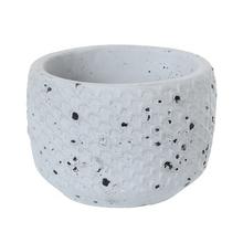 OBAL CEMENT ANTIQUE GREY D14*H10.5CM - FLORASYSTEM