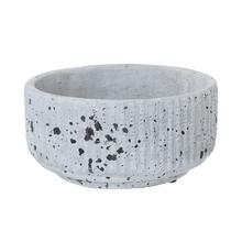 OBAL CEMENT ANTIQUE GREY 19.5*H10.5cm - FLORASYSTEM