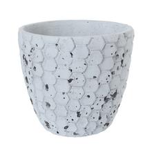 OBAL CEMENT ANTIQUE GREY D15.5*H14cm - FLORASYSTEM