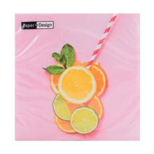 201848 SERVÍTKY LEMONADE 33x33cm - Ubrousky | FLORASYSTEM