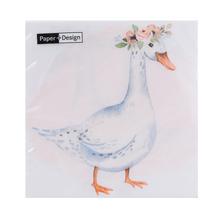 201875 SERVÍTKY CUTE GOOSE 33x33cm - FLORASYSTEM