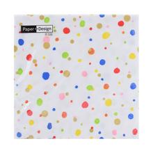 198283 SERVÍTKY BIRTHDAY CONFETTI 33x33cm - Ubrousky | FLORASYSTEM