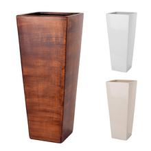 W45 VÁZA kvádr VYSOKÝ 2 14,5x14,5XV35,5CM - Keramika jednobarevná interiérová | FLORASYSTEM