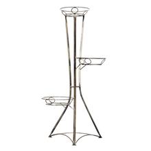 KW041 STOJAN NA 3 KVĚTY VĚŽ ZLATÁ 110cm - Stojan pod květináč | FLORASYSTEM