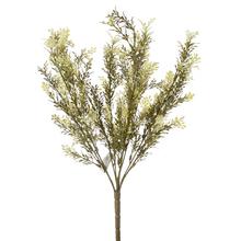 ZÁPICH DROBNÉ LÍSTKY ZEL-KRÉMOVÉ 48CM - Zápich bílý / žlutý | FLORASYSTEM