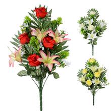 KYTICA RUŽA ĽALIA 3F 49cm - FLORASYSTEM