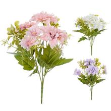 KYTICA DALIA, MARGARÉTKA, DROB. KVETY, ZELEŇ 3F 28cm - Gerbera, jiřina | FLORASYSTEM