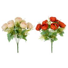 KYTICA RUŽA , ZELEŇ 2F 42cm - Růže kytice | FLORASYSTEM