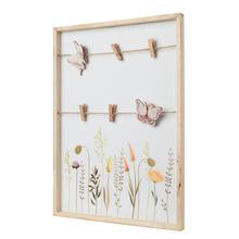 RÁMIK NA FOTKY, KVETINOVÝ MOTÍV NAT/BIE DREVO 28,5*40*2CM SUPER CENA! - FLORASYSTEM