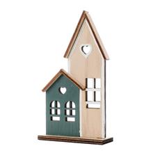DOMČEKY BIE/NAT/ ZEL DREVO 7*2*12,5CM - Doplňky dřevěné | FLORASYSTEM