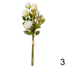 Kytica sušených ruží s piatimi kvetmi, 28 cm.