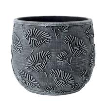 OBAL CEMENT KVETY ŠEDÝ 16,5x16,5x13,5CM - Cement | FLORASYSTEM