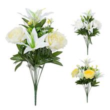 KYTICA RUŽA ĽALIA 3F 43cm - FLORASYSTEM