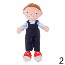 Látková bábika BABY s rôznymi účesmi a oblečením.