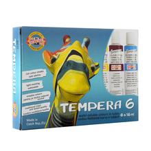 pevná cena FARBY TEMPEROVÉ 16ml/6ks - Výtvarná výchova | FLORASYSTEM