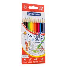 AKCIA! PASTELKY CENTROPEN 9520/12 - AKCIA! ŠTETEC ŠKOLSKÝ SÚPRAVA 4,8,10,12 PLOCHÝ