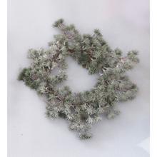 VENIEC BOROVICA OSNEŽENÝ 45CM SUPER CENA! - Věnce čečinová | FLORASYSTEM