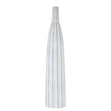 AKCIA VÁZA BIELA VZOR PÁSIK 16X76CM - FLORASYSTEM