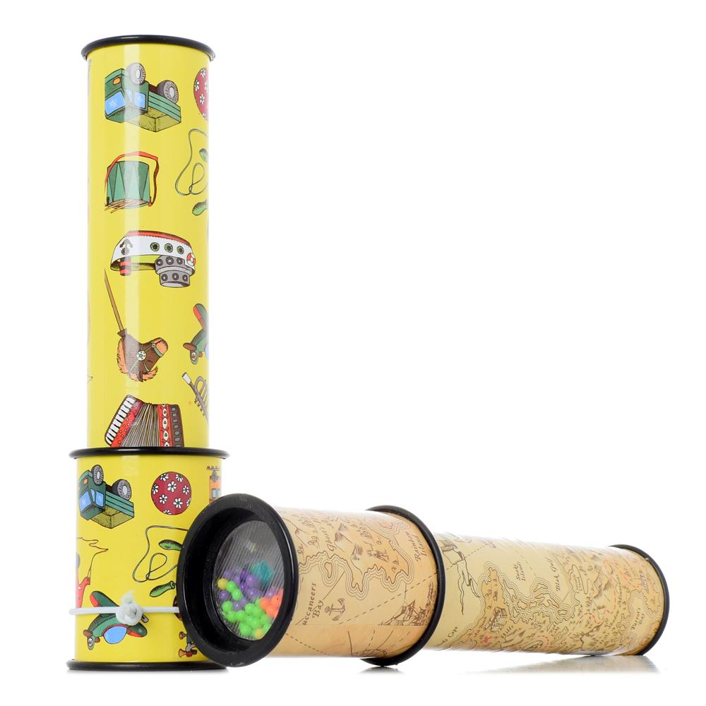 Kaleidoskop s barevnými vzory