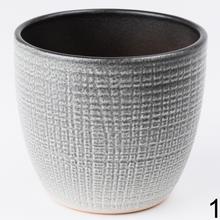 Obal na kaktus v mixe farieb, keramický, štyri varianty.