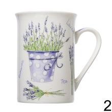 Sada šálok s levanduľovým motívom, objem 280ml.