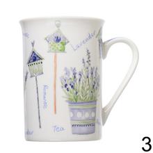 Sada šálok s levanduľovým motívom, objem 280ml.