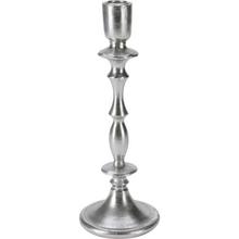 SVIETNIK 28CM STRIEBORNÝ - Kovové svietniky | FLORASYSTEM