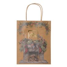 AGB2018305 TAŠKA V33,5x26,5x13cm CHRISTMAS FIREPLACE - Taška M 32x26x10cm | FLORASYSTEM