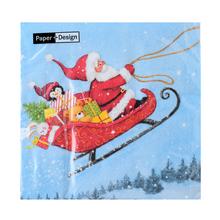 203432 SERVÍTKY 33x33CM SLEIGH RIDE - FLORASYSTEM