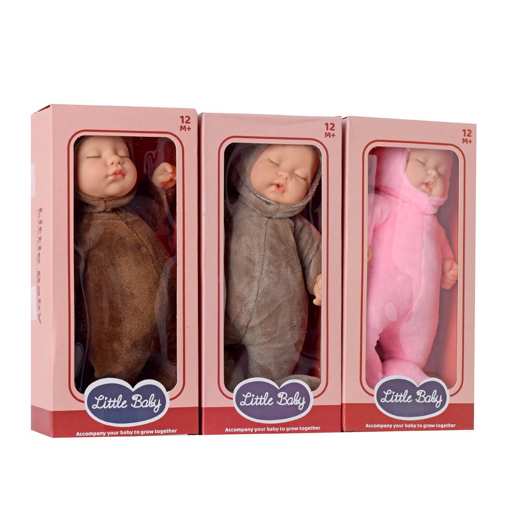 Spící miminko 25cm v různých barvách.