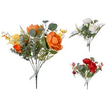 KYTICA PIVONKY, VERONIKA, DROB. KVETY, ZELEŇ 3F 38CM - Pivoňka | FLORASYSTEM