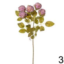 Umelé kvety - Ruža kusovka KS RUŽE 6F 43CM