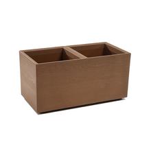 SUPER CENA 885 OBAL KARO ECO WOOD NATURAL DREVO 80X40XV40CM/72L - obal | FLORASYSTEM