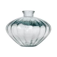 VÁZA sklo trans.V/VER V15 pr.19cm / VH-38 - FLORASYSTEM